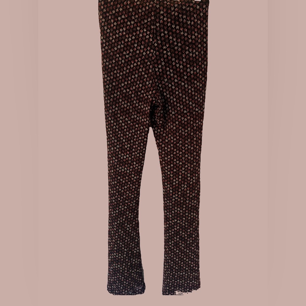 Free people embroidered flare pants
